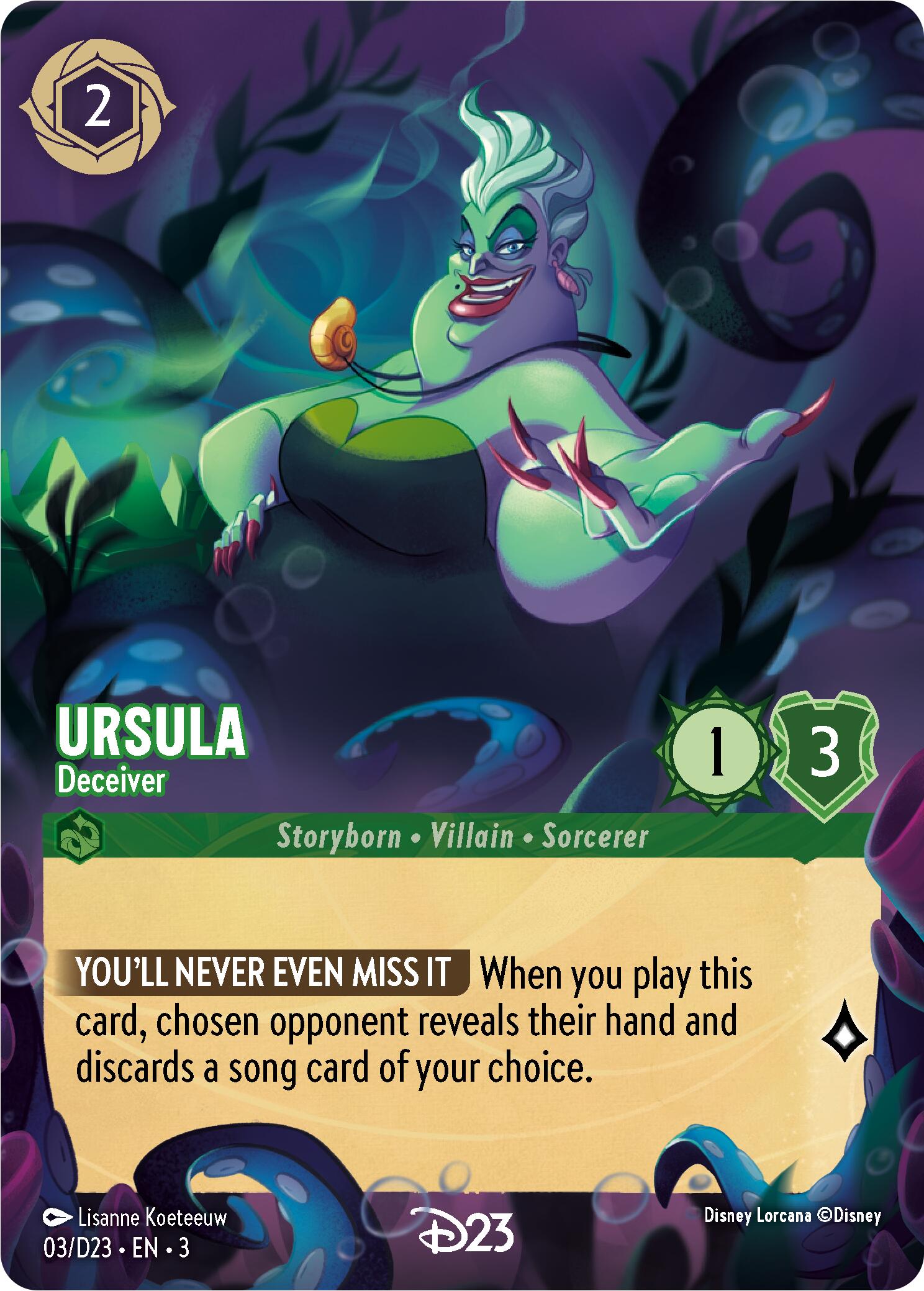 Ursula - Deceiver (3) [D23 Promos] | I Want That Stuff Brandon