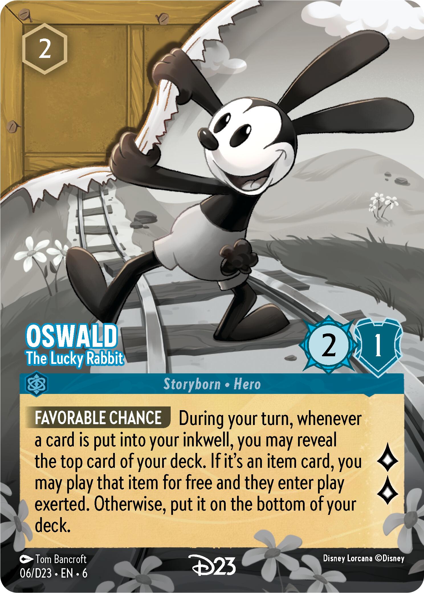 Oswald - The Lucky Rabbit (6) [D23 Promos] | I Want That Stuff Brandon