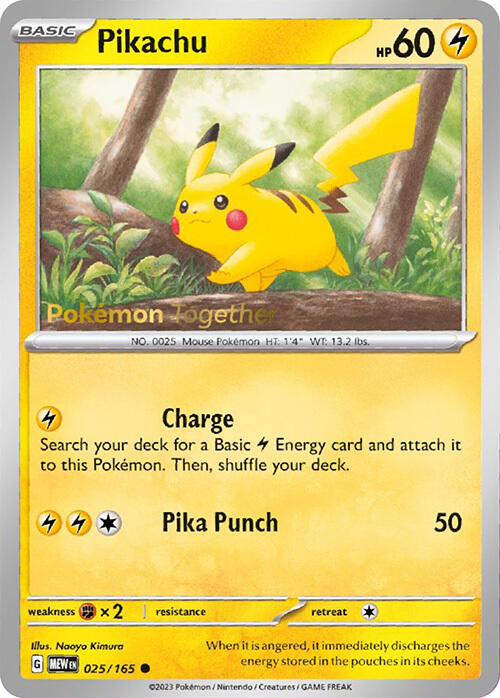 Pikachu (025/165) (PokePost Promo) [Scarlet & Violet: 151] | I Want That Stuff Brandon