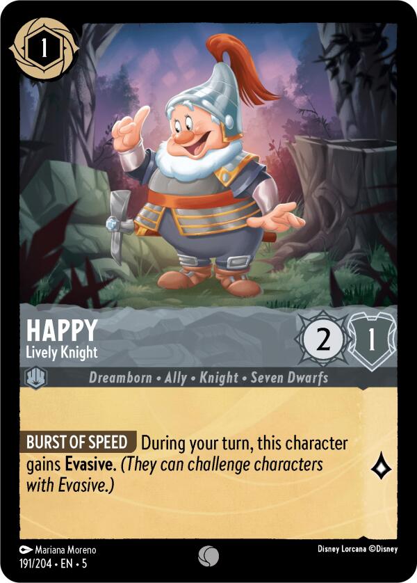 Happy - Lively Knight (191/204) [Shimmering Skies] | I Want That Stuff Brandon