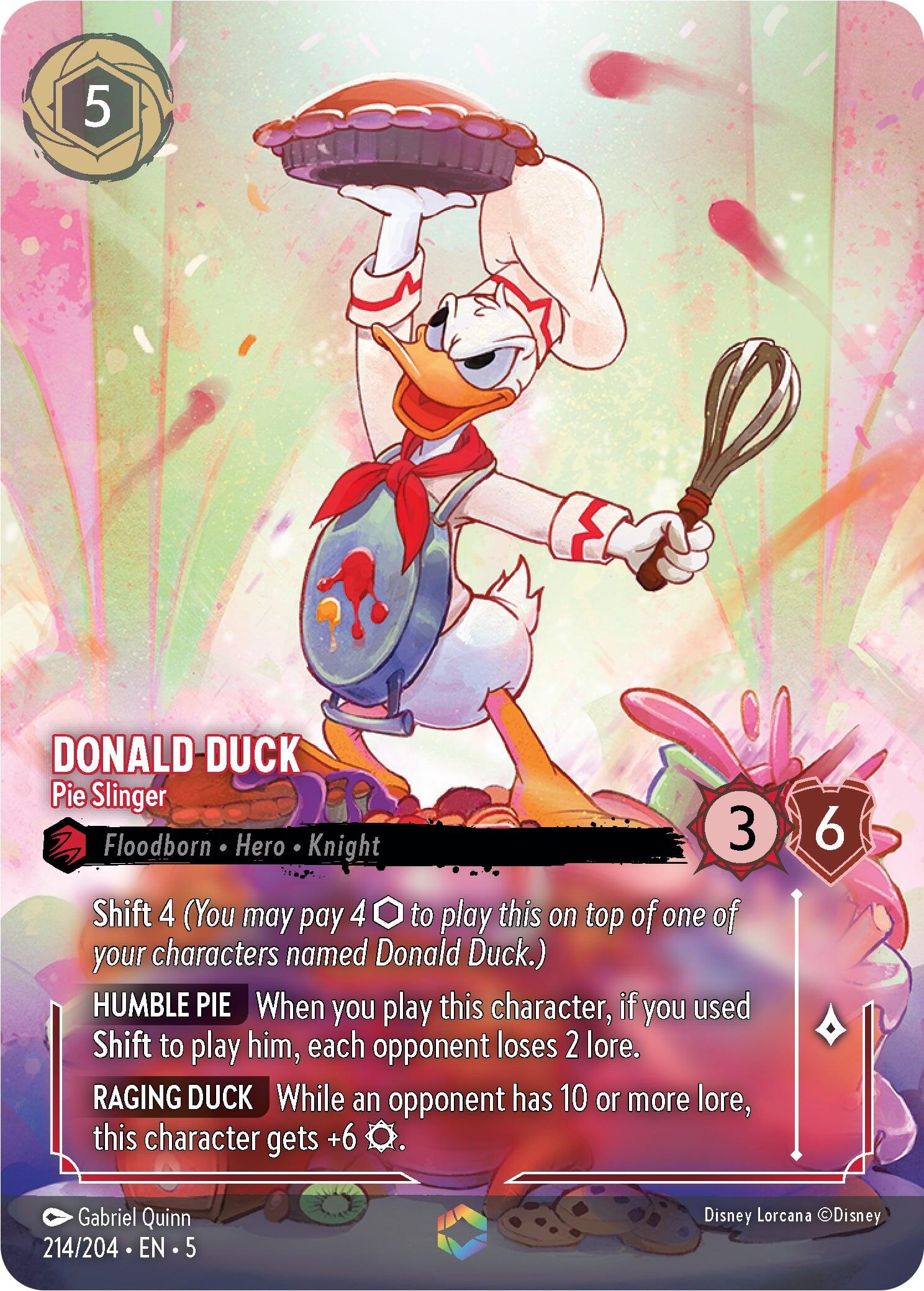Donald Duck - Pie Slinger (Enchanted) (214/204) [Shimmering Skies] | I Want That Stuff Brandon