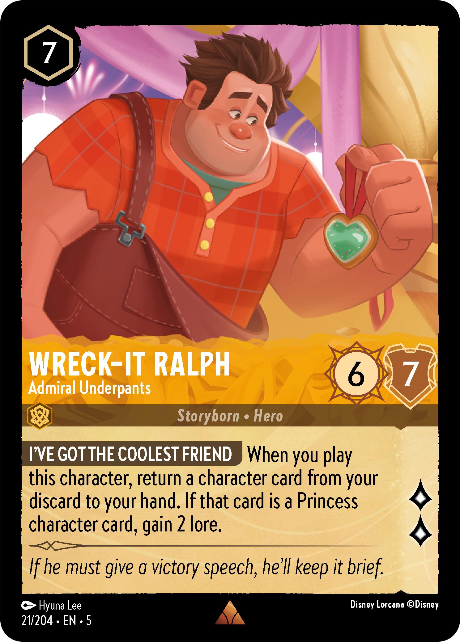 Wreck-It Ralph - Admiral Underpants (21/204) [Shimmering Skies] | I Want That Stuff Brandon