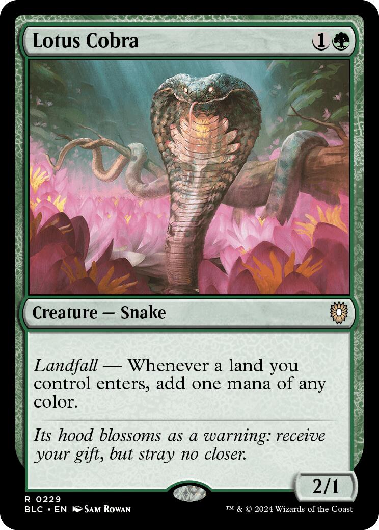 Lotus Cobra [Bloomburrow Commander] | I Want That Stuff Brandon