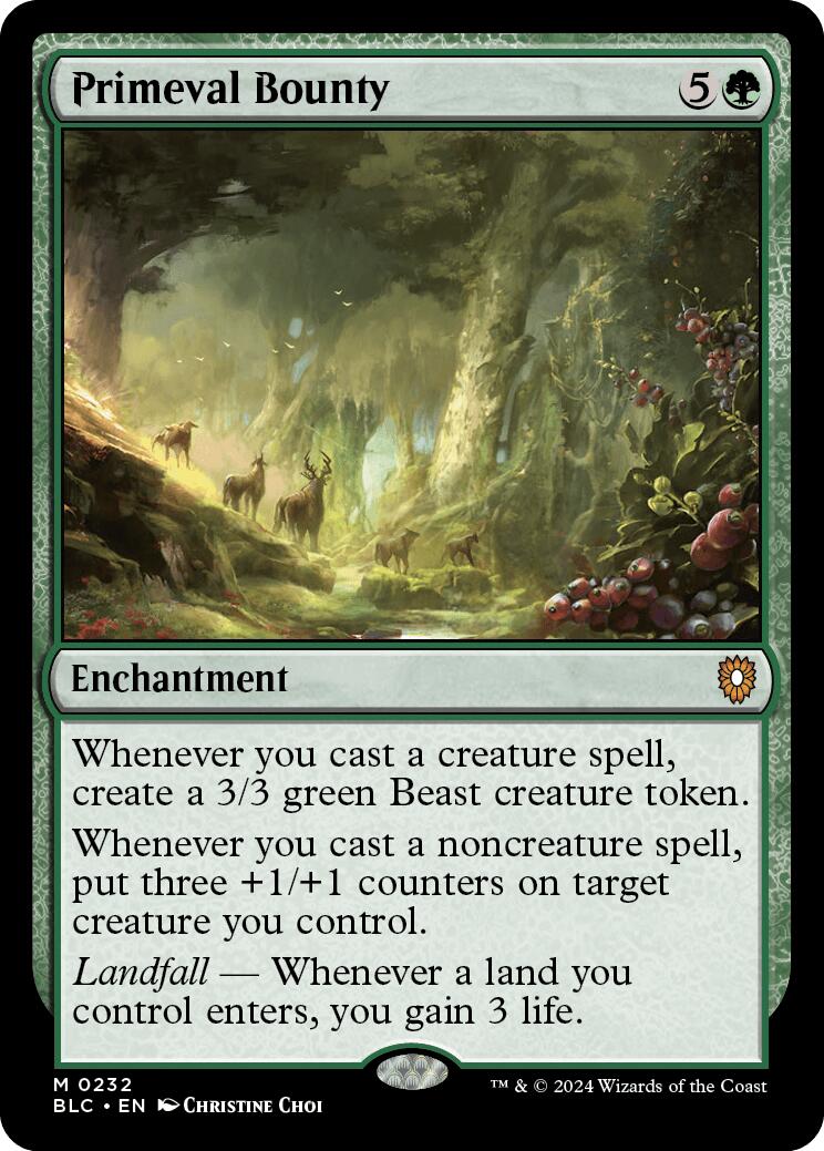 Primeval Bounty [Bloomburrow Commander] | I Want That Stuff Brandon