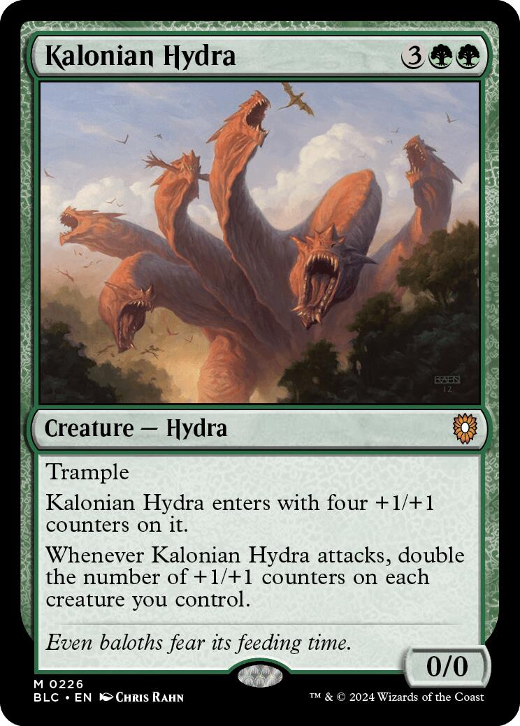 Kalonian Hydra [Bloomburrow Commander] | I Want That Stuff Brandon