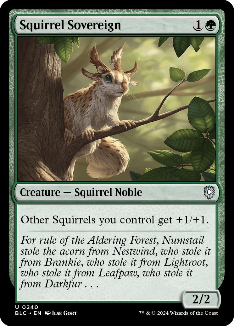 Squirrel Sovereign [Bloomburrow Commander] | I Want That Stuff Brandon