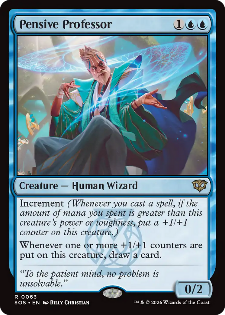 Pensive Professor [Secrets of Strixhaven] | I Want That Stuff Brandon