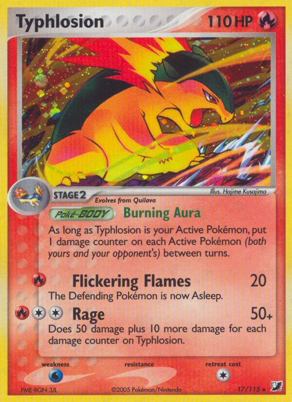 Typhlosion(17/115) (Theme Deck Exclusive) [EX: Unseen Forces] | I Want That Stuff Brandon