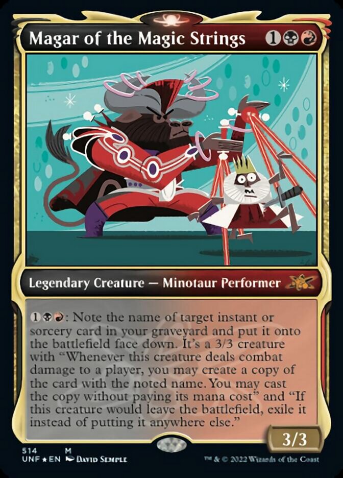 Magar of the Magic Strings (Showcase) (Galaxy Foil) [Unfinity] | I Want That Stuff Brandon