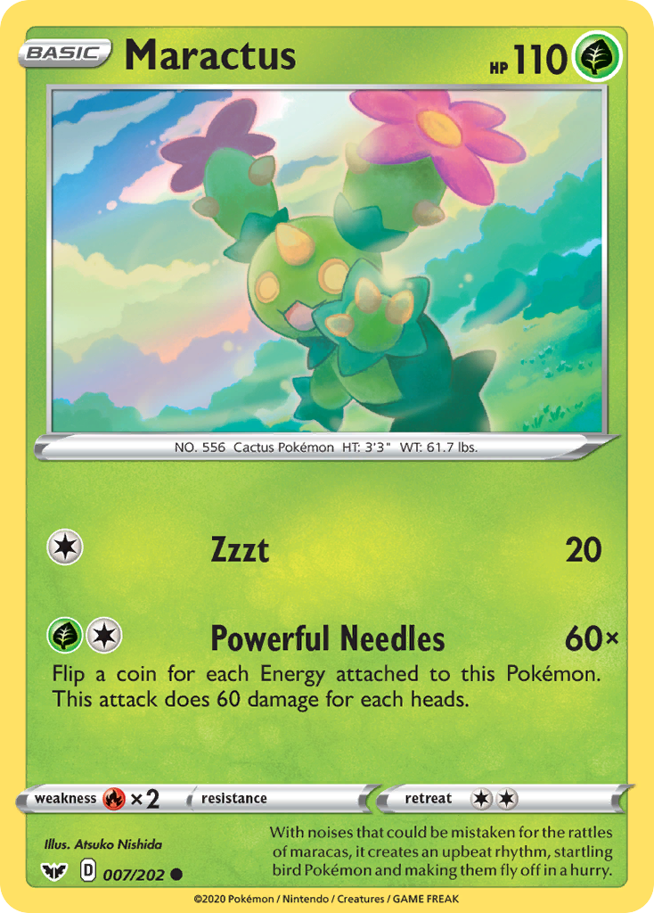 Maractus (007/202) [Sword & Shield: Base Set] | I Want That Stuff Brandon