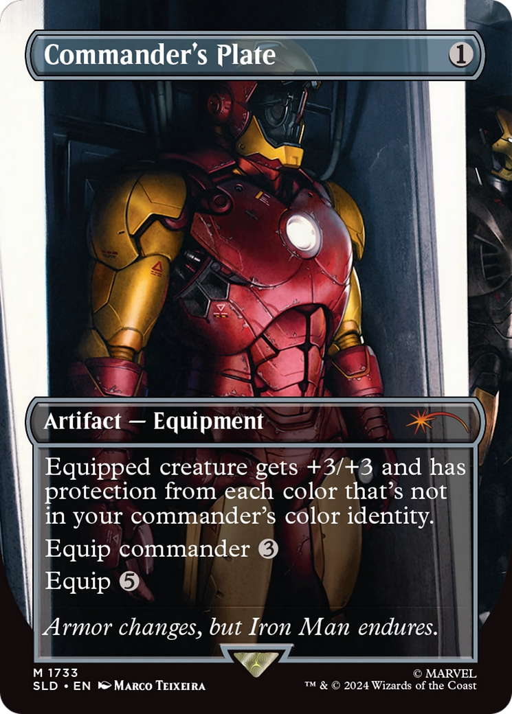 Commander's Plate (1733) [Secret Lair Drop Series] | I Want That Stuff Brandon
