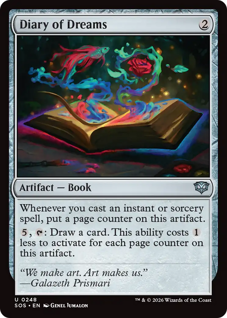 Diary of Dreams [Secrets of Strixhaven] | I Want That Stuff Brandon
