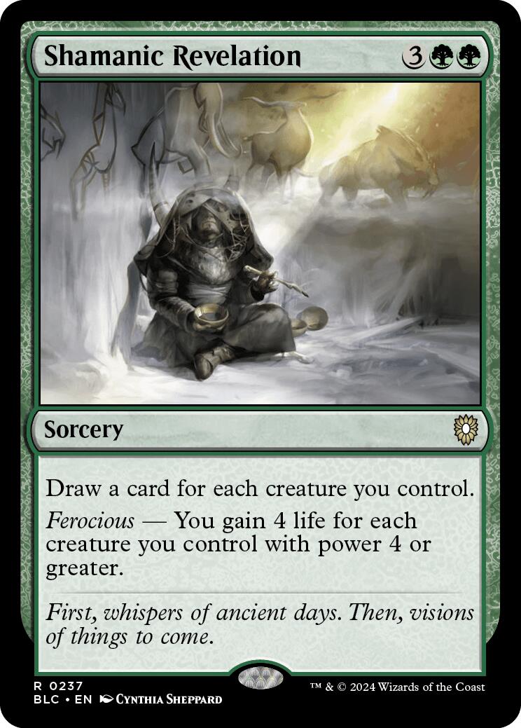 Shamanic Revelation [Bloomburrow Commander] | I Want That Stuff Brandon