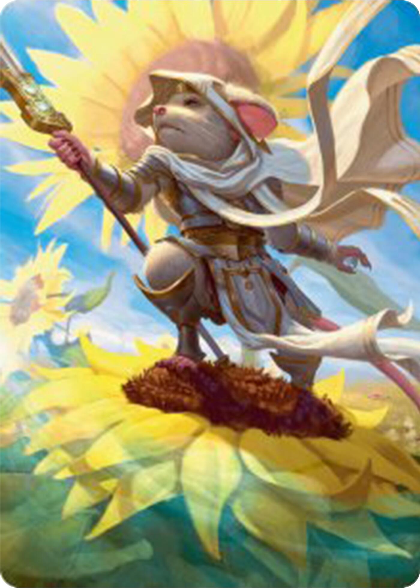 Elspeth, Sun's Champion Art Card [Bloomburrow Art Series] | I Want That Stuff Brandon