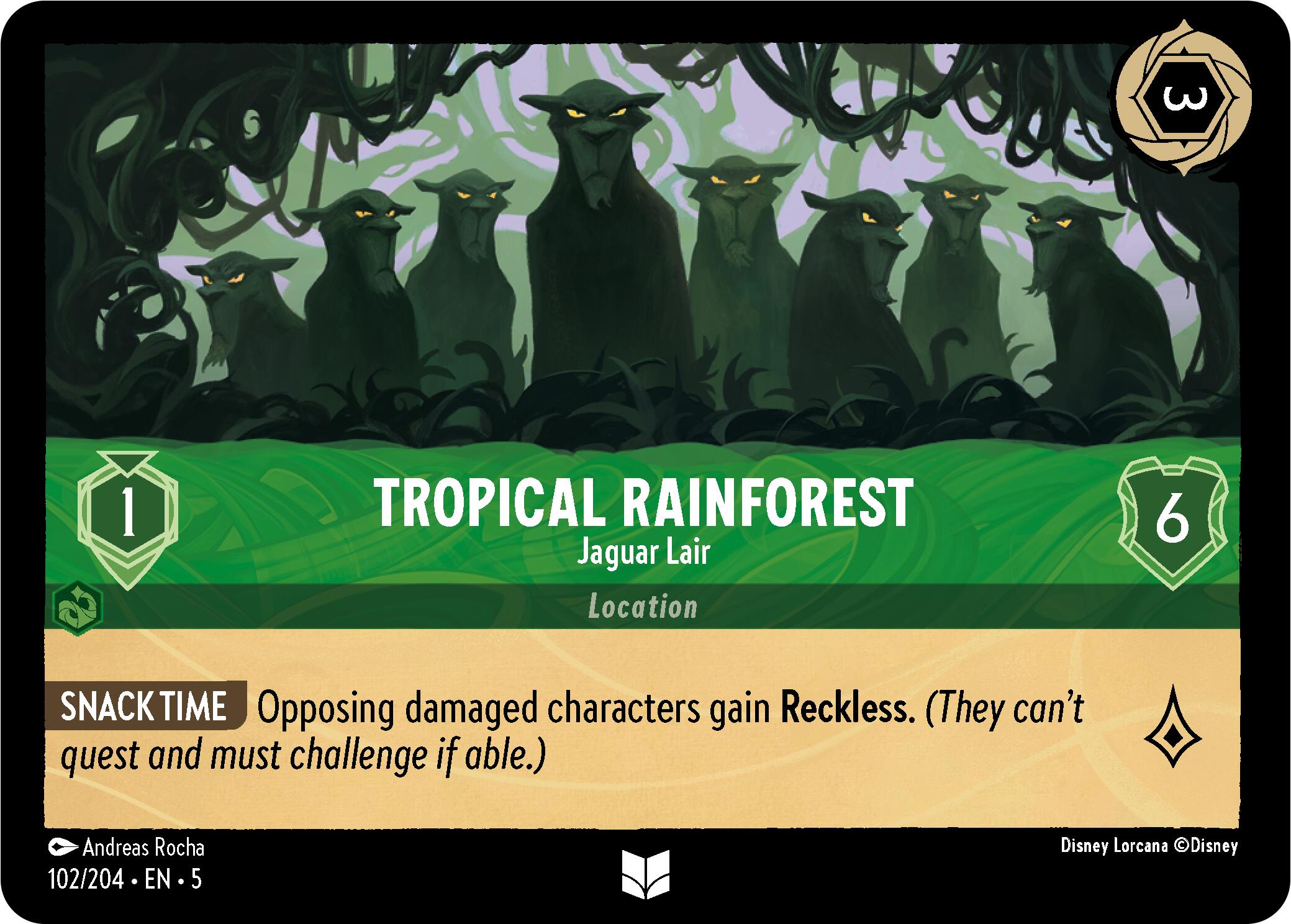 Tropical Rainforest - Jaguar Lair (102/204) [Shimmering Skies] | I Want That Stuff Brandon