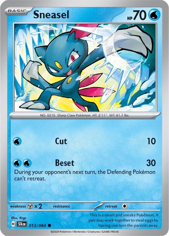 Sneasel (013/064) [Scarlet & Violet: Shrouded Fable] | I Want That Stuff Brandon