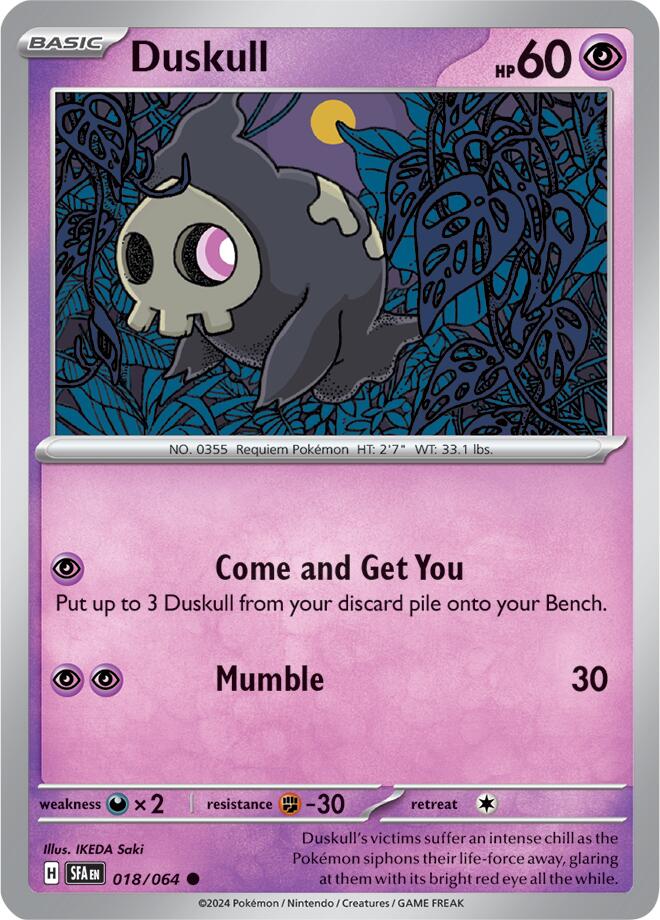 Duskull (018/064) [Scarlet & Violet: Shrouded Fable] | I Want That Stuff Brandon