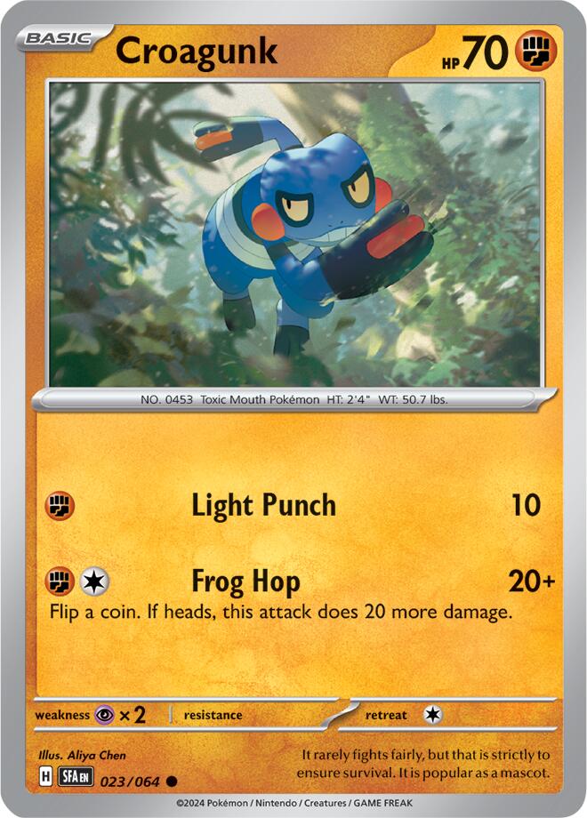 Croagunk (023/064) [Scarlet & Violet: Shrouded Fable] | I Want That Stuff Brandon