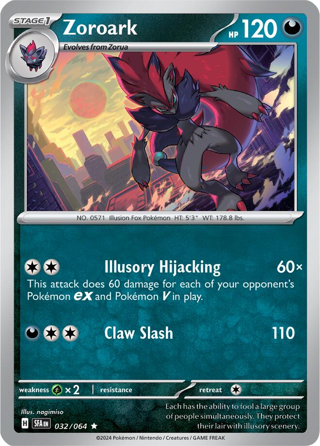 Zoroark (032/064) [Scarlet & Violet: Shrouded Fable] | I Want That Stuff Brandon