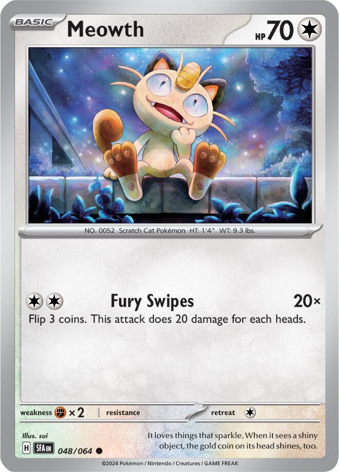 Meowth (048/064) [Scarlet & Violet: Shrouded Fable] | I Want That Stuff Brandon