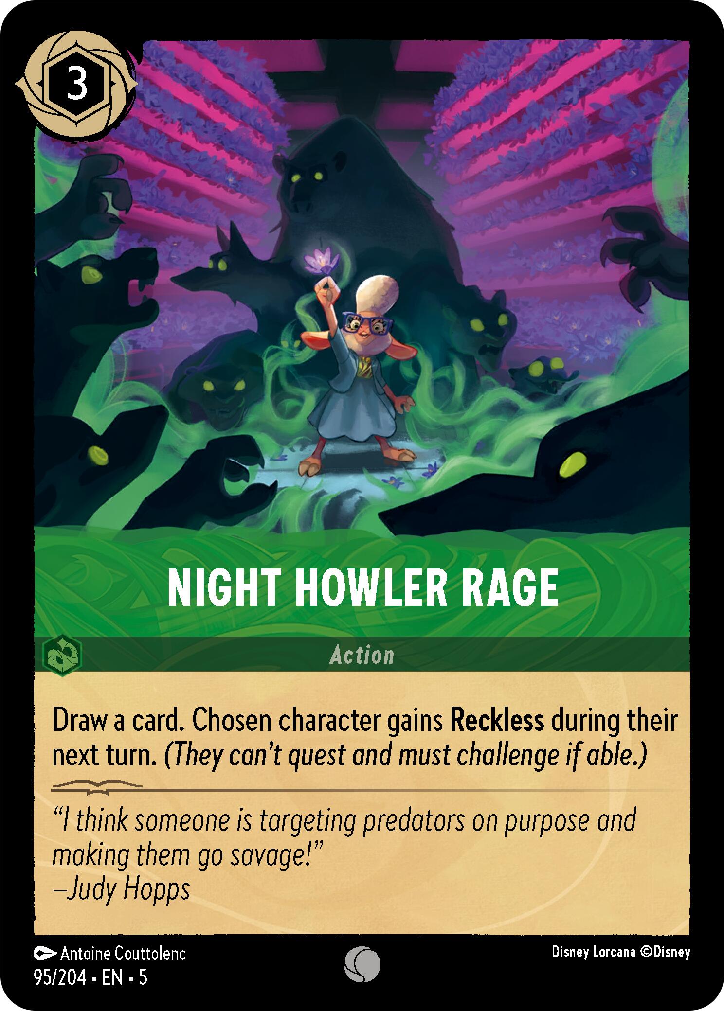 Night Howler Rage (95/204) [Shimmering Skies] | I Want That Stuff Brandon