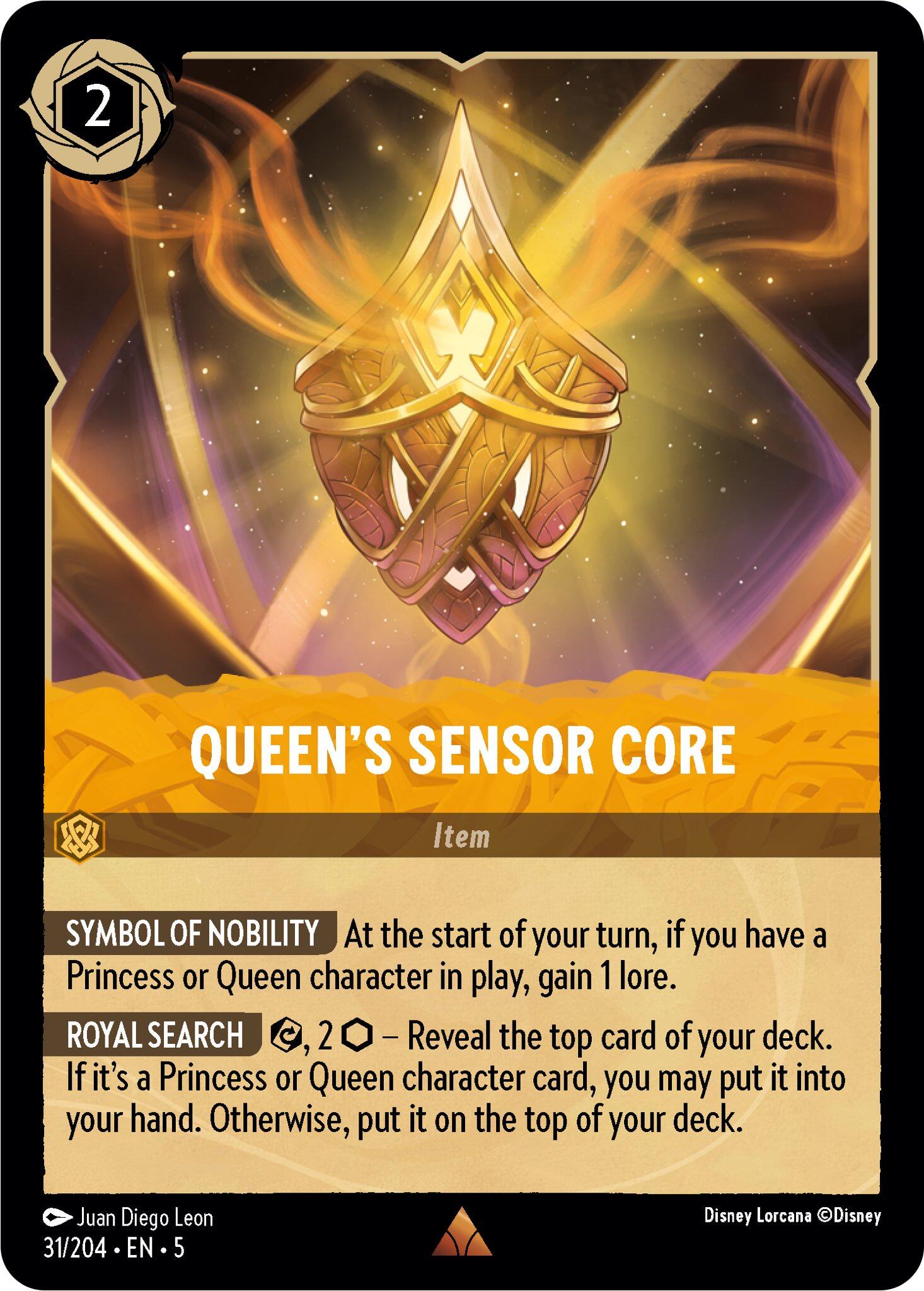 Queen's Sensor Core (31/204) [Shimmering Skies] | I Want That Stuff Brandon