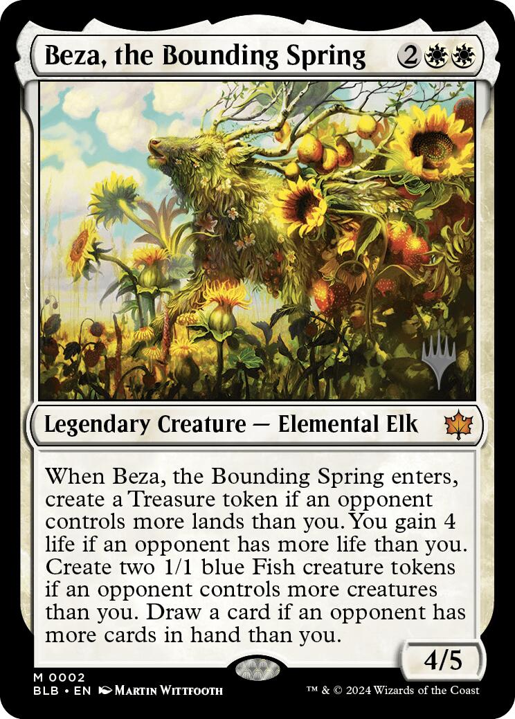 Beza, the Bounding Spring (Promo Pack) [Bloomburrow Promos] | I Want That Stuff Brandon