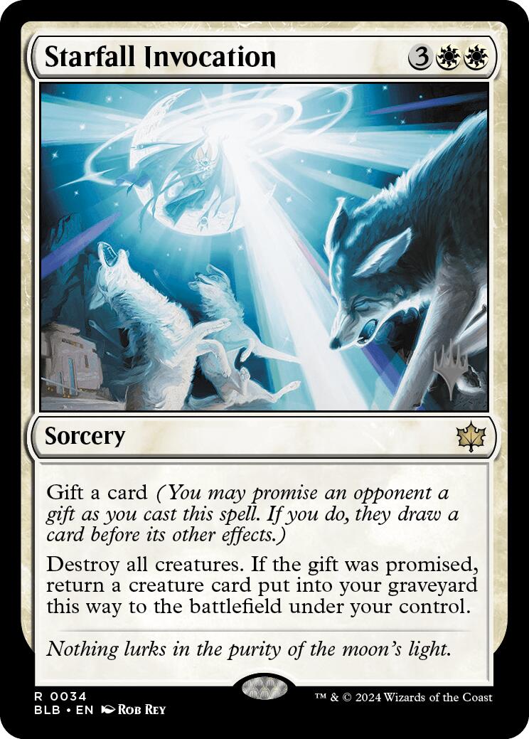 Starfall Invocation (Promo Pack) [Bloomburrow Promos] | I Want That Stuff Brandon