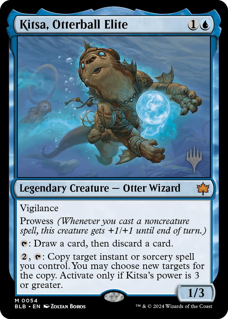 Kitsa, Otterball Elite (Promo Pack) [Bloomburrow Promos] | I Want That Stuff Brandon