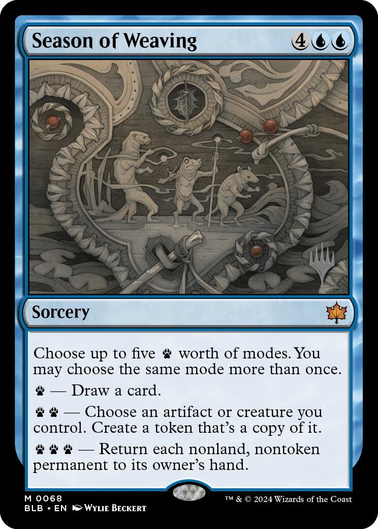 Season of Weaving (Promo Pack) [Bloomburrow Promos] | I Want That Stuff Brandon