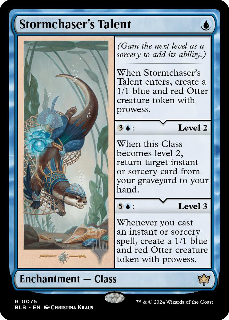 Stormchaser's Talent (Promo Pack) [Bloomburrow Promos] | I Want That Stuff Brandon