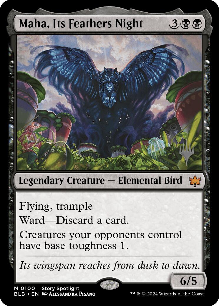 Maha, Its Feather Night (Promo Pack) [Bloomburrow Promos] | I Want That Stuff Brandon