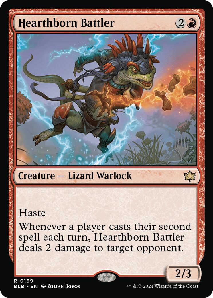 Hearthborn Battler (Promo Pack) [Bloomburrow Promos] | I Want That Stuff Brandon