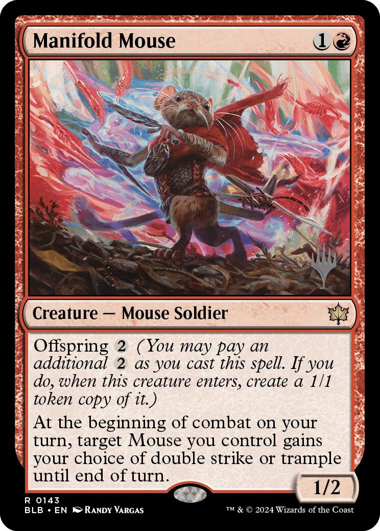 Manifold Mouse (Promo Pack) [Bloomburrow Promos] | I Want That Stuff Brandon