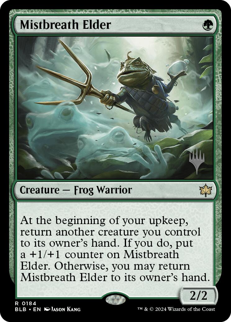 Mistbreath Elder (Promo Pack) [Bloomburrow Promos] | I Want That Stuff Brandon