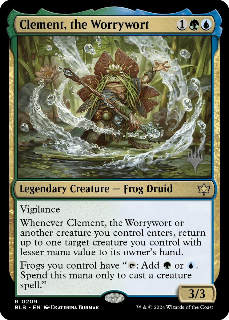 Clement, the Worrywort (Promo Pack) [Bloomburrow Promos] | I Want That Stuff Brandon