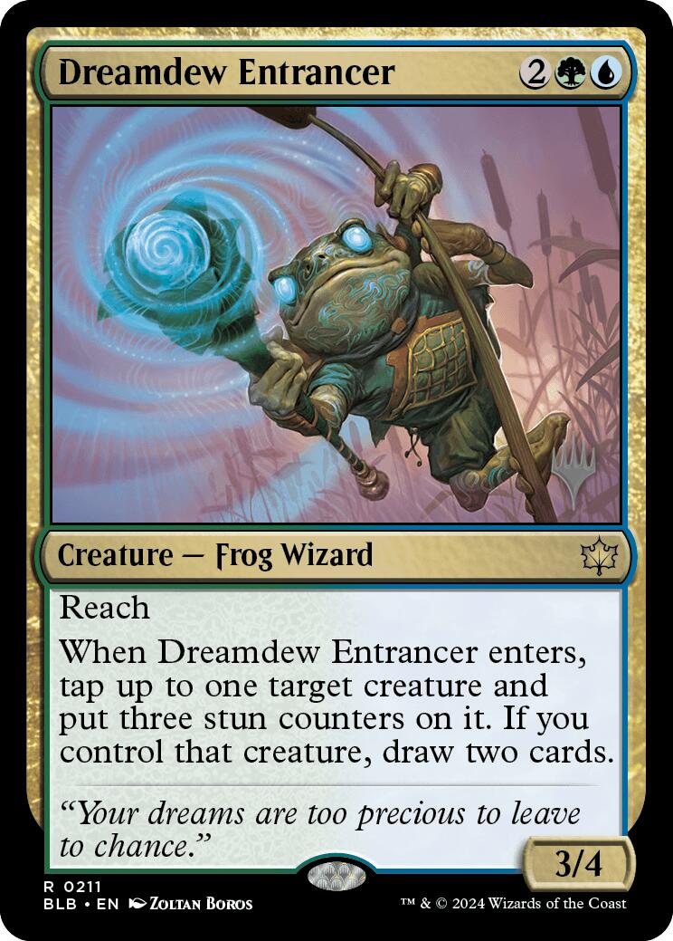 Dreamdew Entrancer (Promo Pack) [Bloomburrow Promos] | I Want That Stuff Brandon