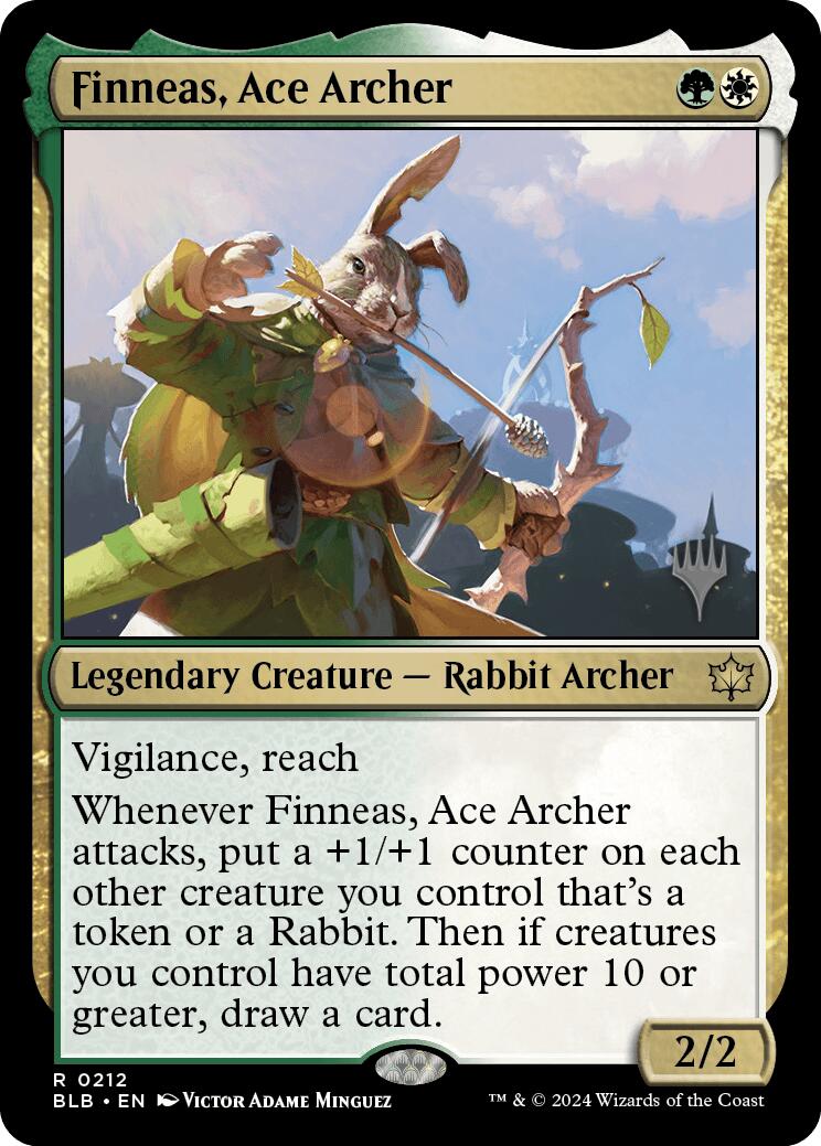 Finneas, Ace Archer (Promo Pack) [Bloomburrow Promos] | I Want That Stuff Brandon