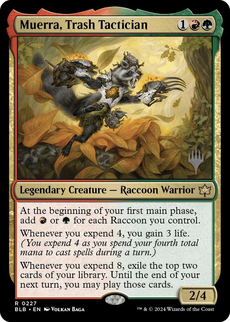 Muerra, Trash Tactician (Promo Pack) [Bloomburrow Promos] | I Want That Stuff Brandon