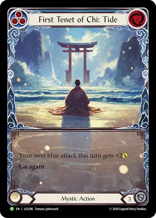 First Tenet of Chi: Tide [LGS296] (Promo)  Rainbow Foil | I Want That Stuff Brandon