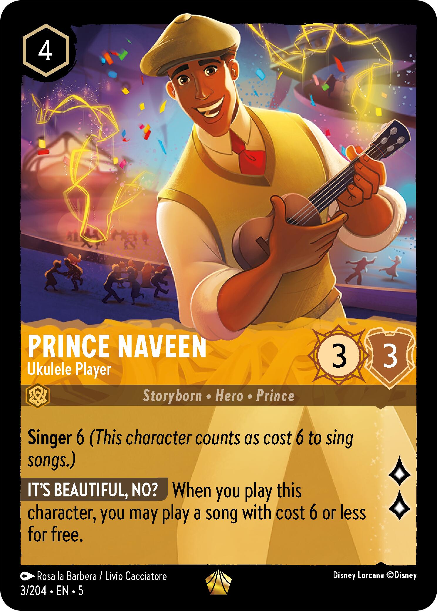 Prince Naveen - Ukulele Player (3/204) [Shimmering Skies] | I Want That Stuff Brandon