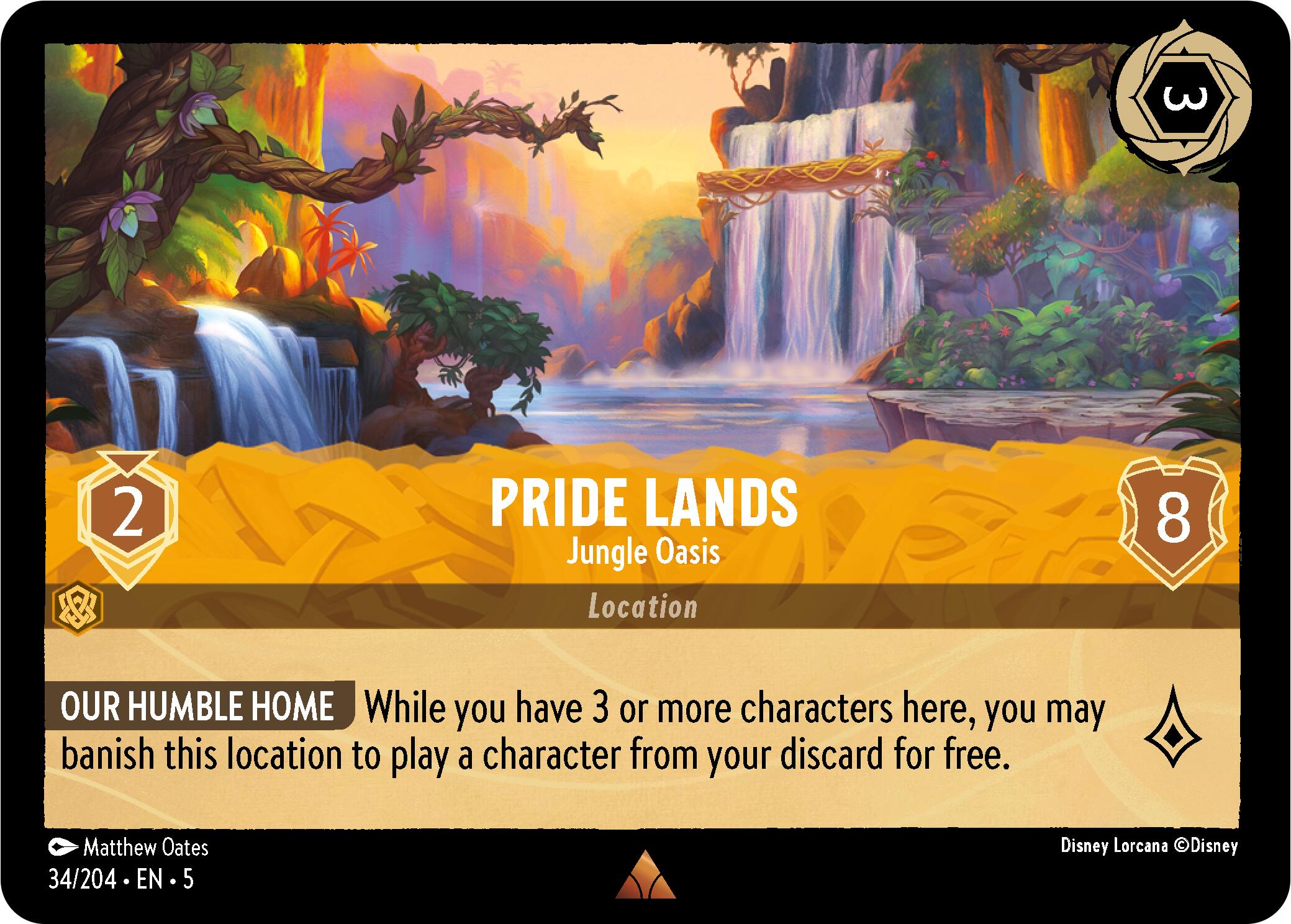 Pride Lands - Jungle Oasis (34/204) [Shimmering Skies] | I Want That Stuff Brandon