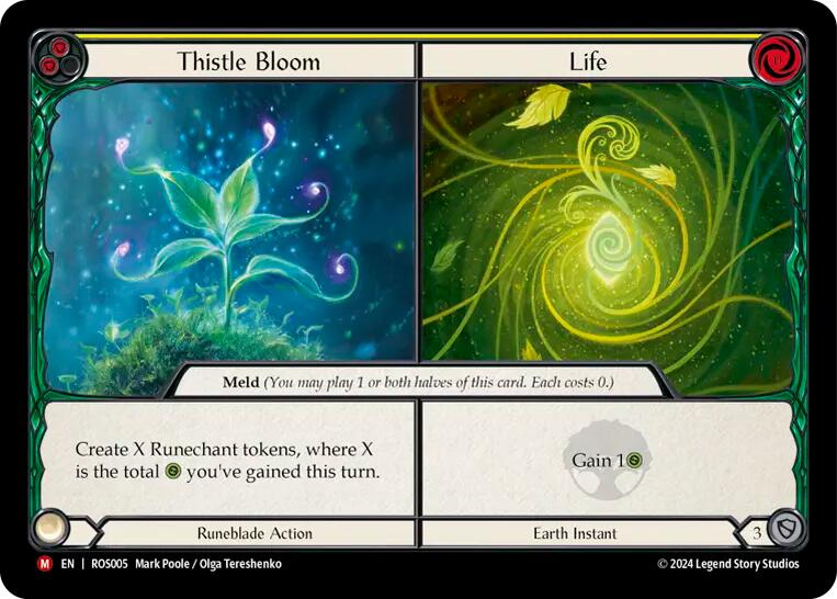 Thistle Bloom // Life [ROS005] (Rosetta)  Rainbow Foil | I Want That Stuff Brandon