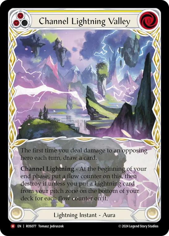 Channel Lightning Valley [ROS077] (Rosetta)  Rainbow Foil | I Want That Stuff Brandon