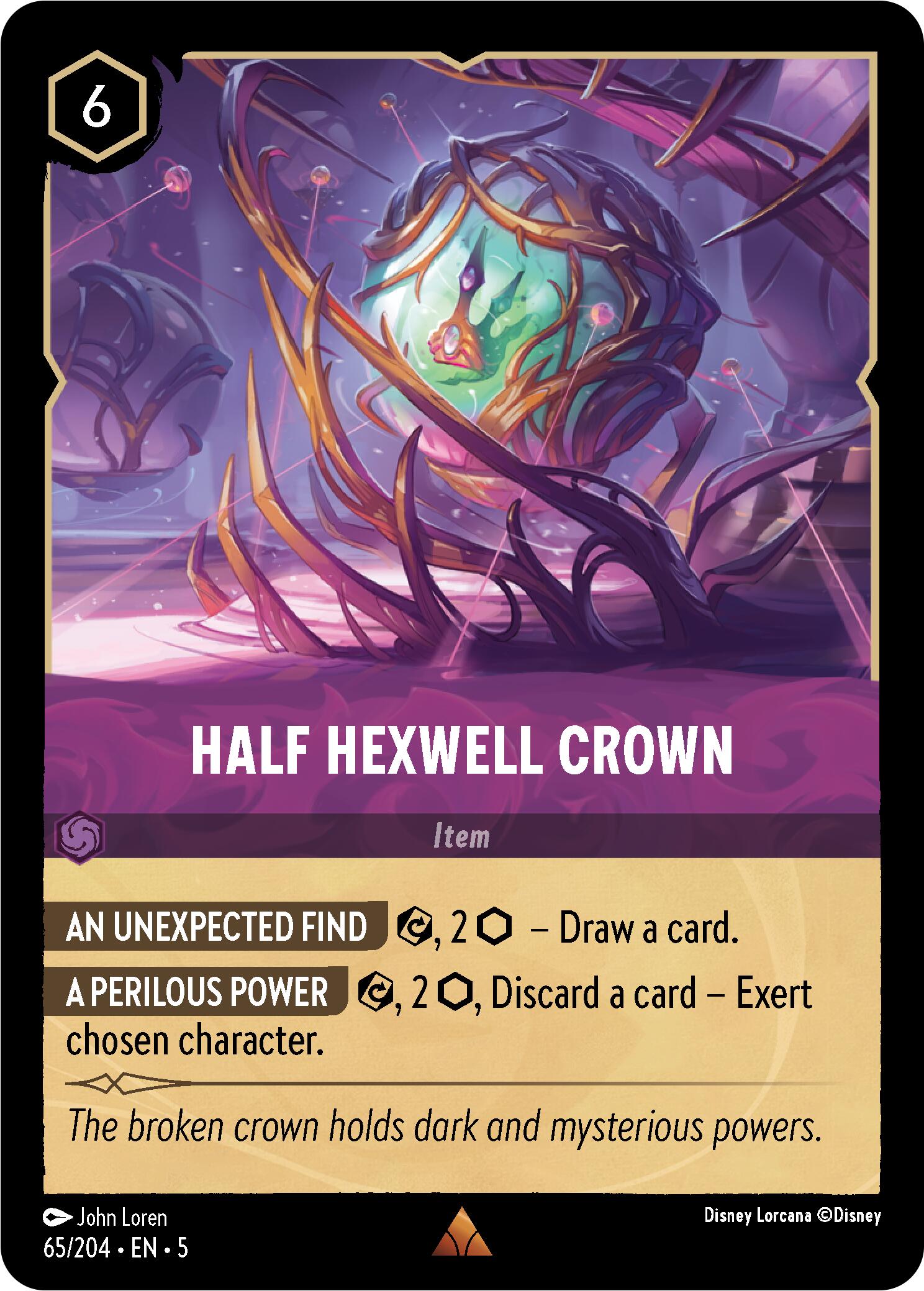 Half Hexwell Crown (65/204) [Shimmering Skies] | I Want That Stuff Brandon