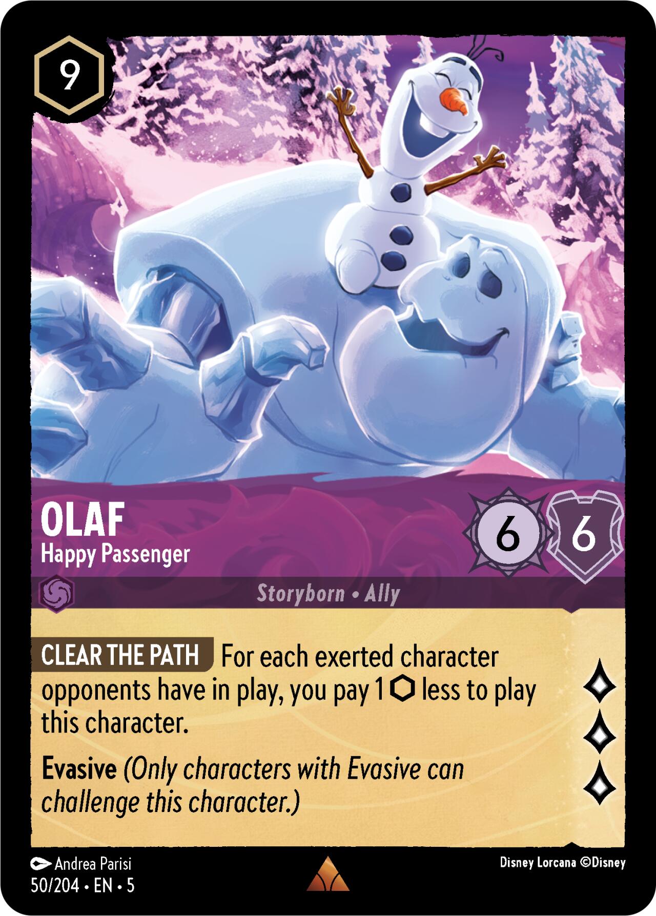 Olaf - Happy Passenger (50/204) [Shimmering Skies] | I Want That Stuff Brandon