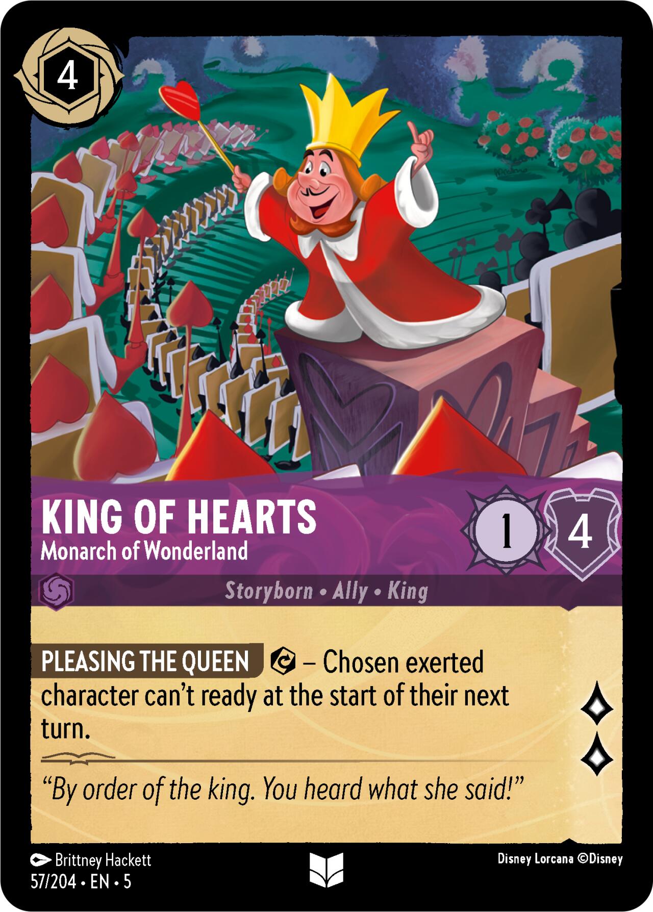 King of Hearts - Monarch of Wonderland (57/204) [Shimmering Skies] | I Want That Stuff Brandon