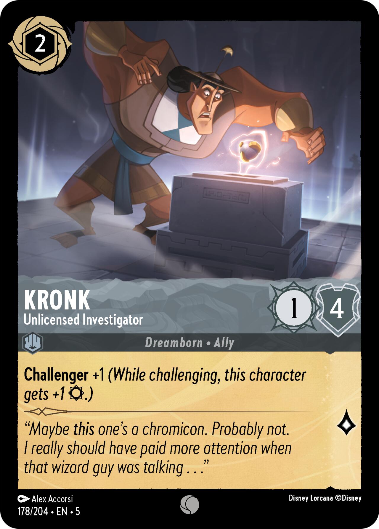 Kronk - Unlicensed Investigator (178/204) [Shimmering Skies] | I Want That Stuff Brandon