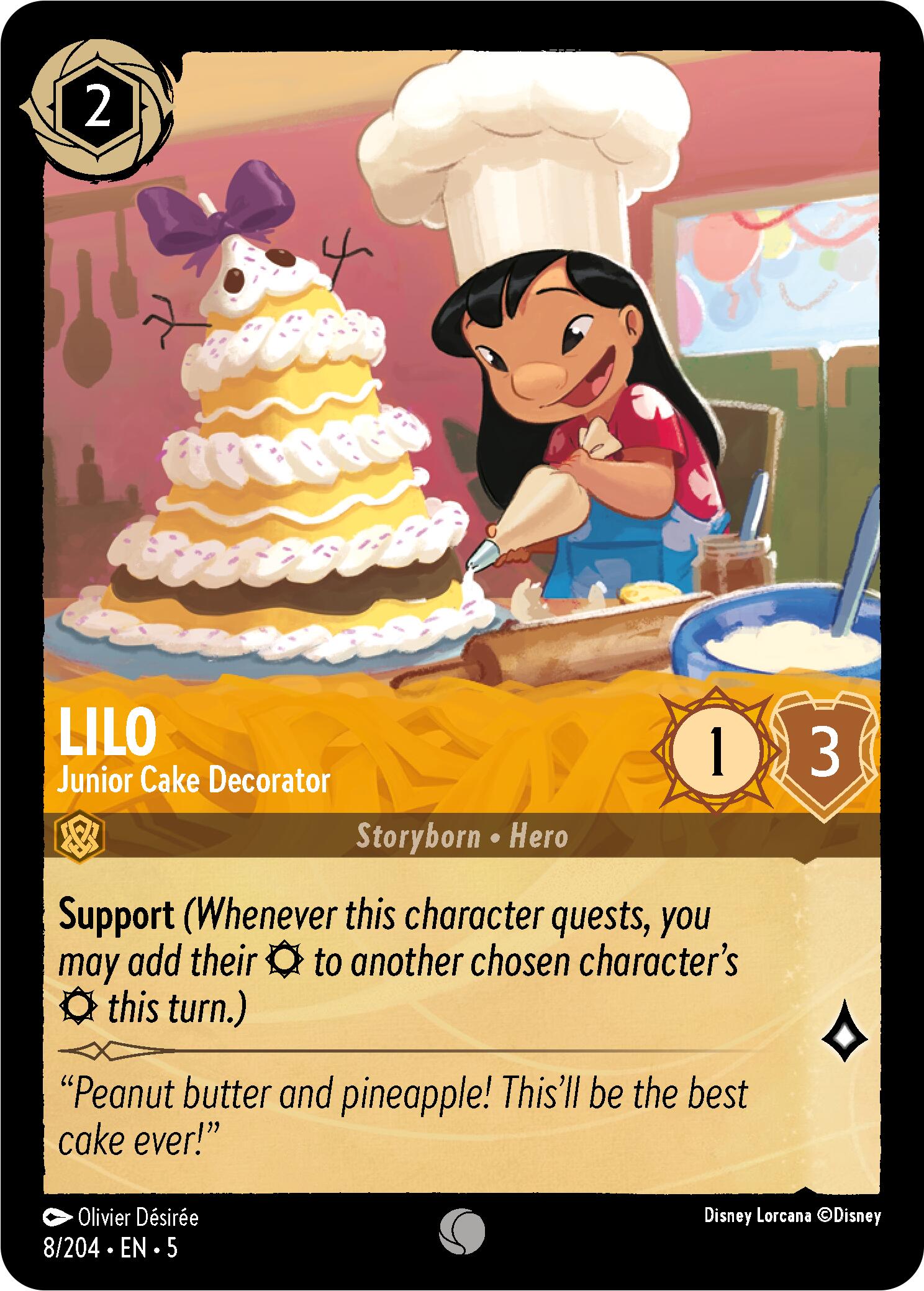 Lilo - Junior Cake Decorator (8/204) [Shimmering Skies] | I Want That Stuff Brandon