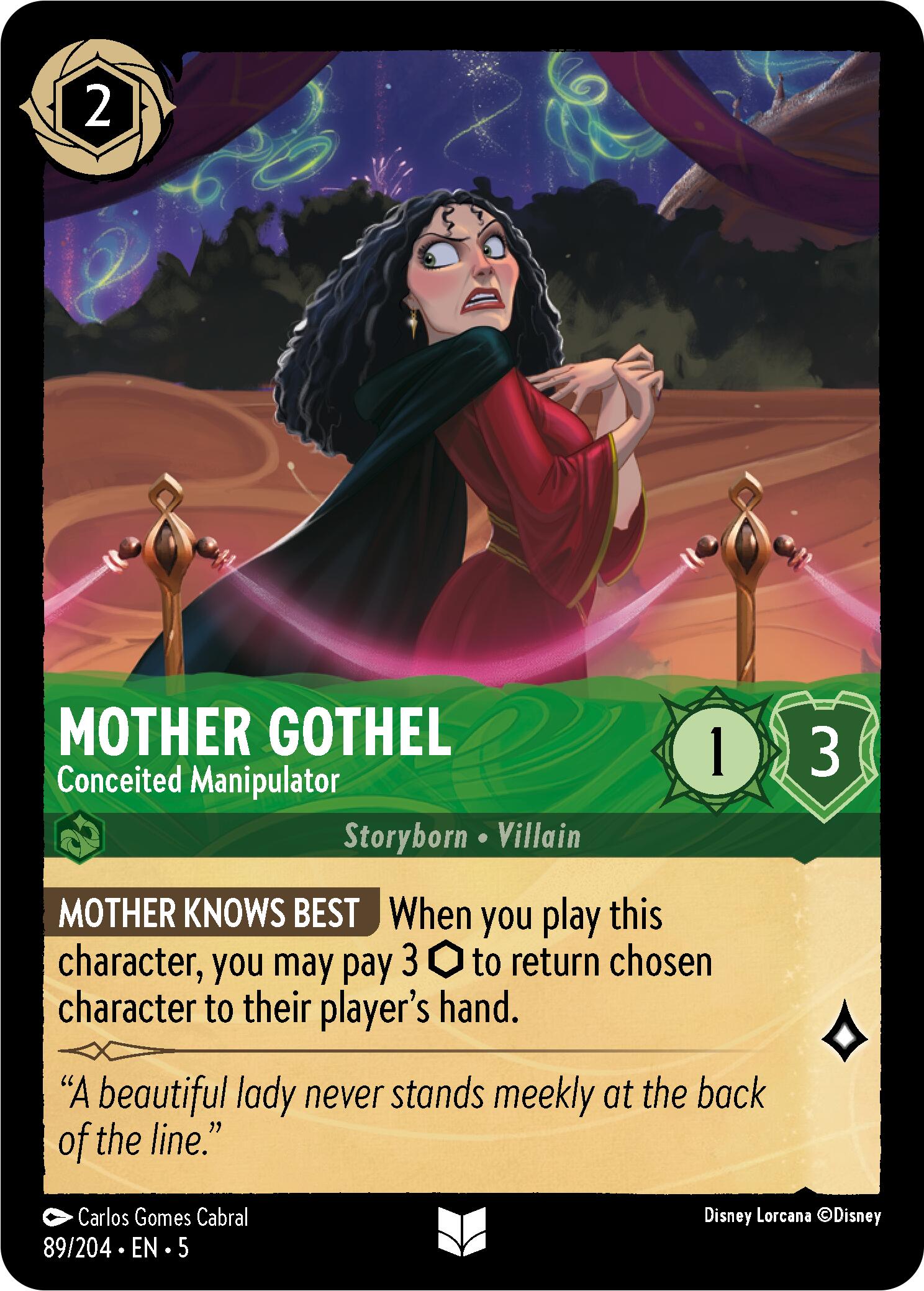 Mother Gothel - Conceited Manipulator (89/204) [Shimmering Skies] | I Want That Stuff Brandon